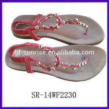 low price ladies sandals women barefoot sandals new metal lady sandals